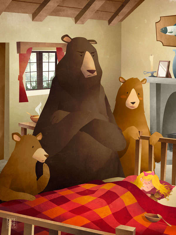 goldilocks and the three bears illustrations free download