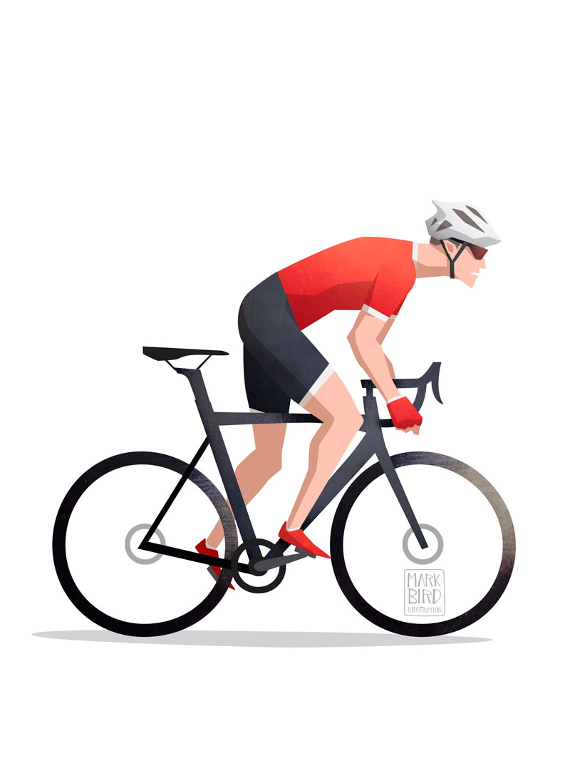 Cycling - Editorial Illustration